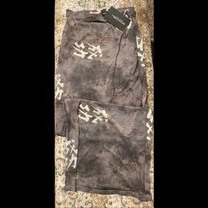 Long tight stretchy see thru skirt from PLT